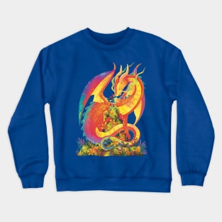 Rainbow Dragon Crewneck Sweatshirt